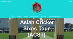 Desktop Screenshot of cricketsixes.com